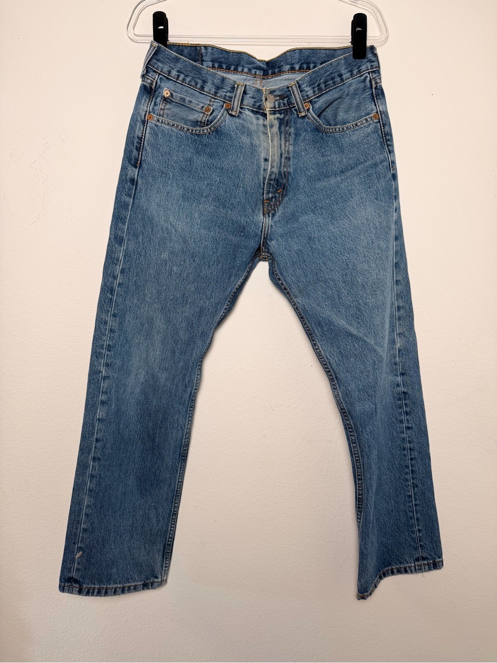Levi’s 501 Straight Leg Jeans W32 L29 Medium Wash Button Fly Vintage Style